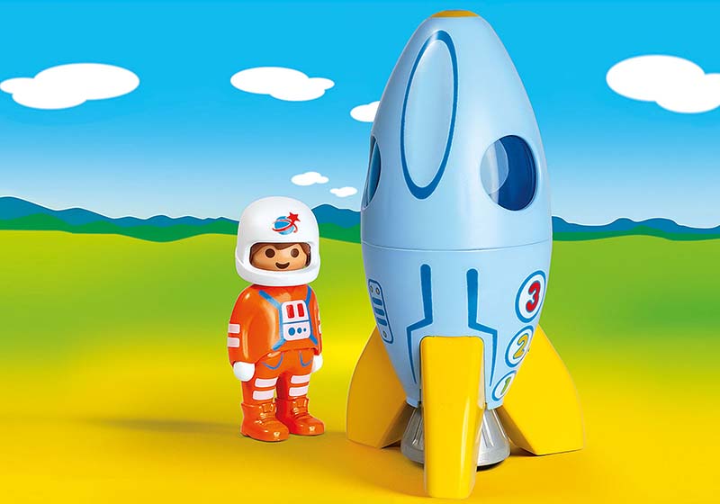 Astronauta con cohete de Playmobil 123